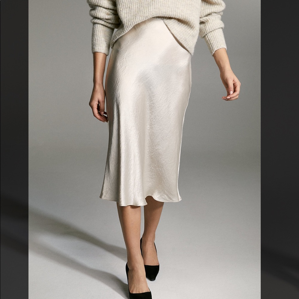 Aritzia Babaton Slip skirt in scarab